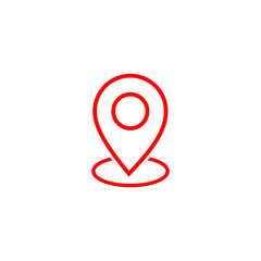 Pin Maps Location line icon vector. Location line icon. Map pointer icon. symbol for web site Computer and mobile vector.