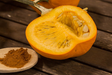 Collection of Autumn fruit harvested and ready for cooking