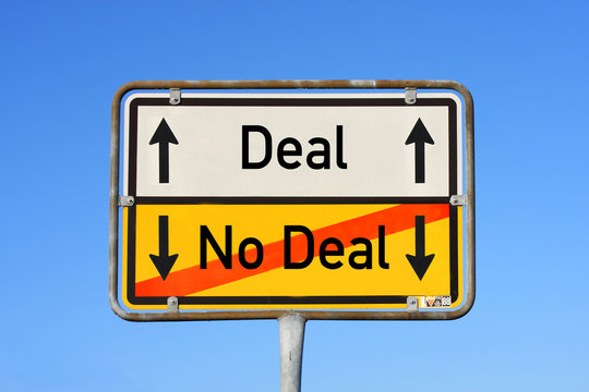 Schild NoDeal - Deal