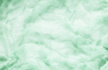 cotton fabric texture, background  pastel neo mint color blured. copy space