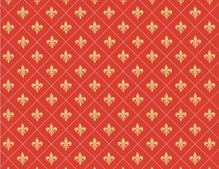 Orange Fleur de Lis © JJAVA