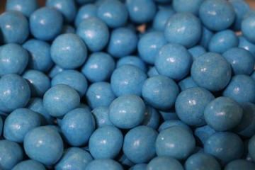 candies with jelly and sugar. colorful array of different childs sweets and treats.