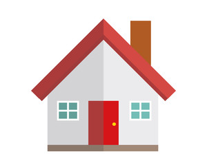 住宅　家　イラスト　一軒家　マイホーム