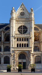 Fototapeta na wymiar Saint Eustache Church in Paris