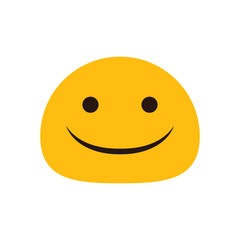 Smiling emoji face