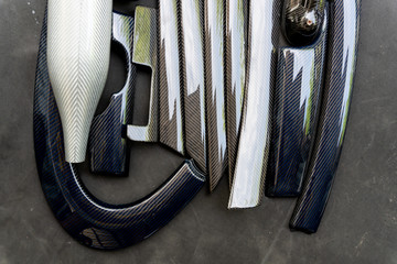 Carbon fiber composite product for motor sport and automotive racing