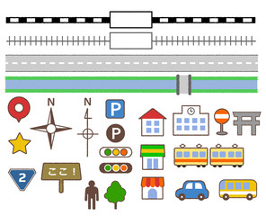 MAP図作成アイコンセット