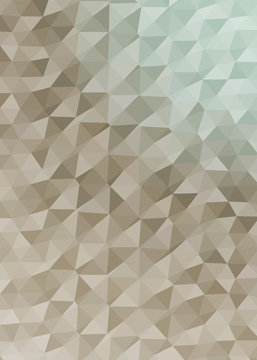 Abstract Delaunay Voronoi trianglify Generative Art background illustration