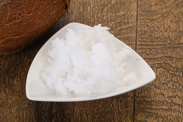 Dietary Coconut oil in the bowl