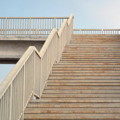 Rusty metal stairs. Metal stairs. Details.