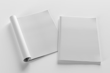 Isolated magazine mock up on a background