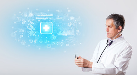 Professional researcher investigate the results