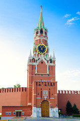 Fototapeta na wymiar Spasskaya Tower