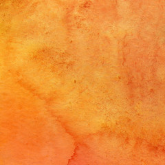 Bright colorful watercolor paper textures on white background. Chaotic abstract organic design.	