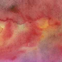 Fototapeta premium Jasne kolorowe tekstury papieru akwarelowego na białym tle. Chaotyczny abstrakcyjny projekt organiczny.