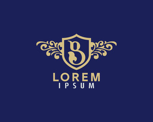Luxury Shield and Flourish Initial G  Logo Awesome Perfume, Beauty, Spa, hotel and more brands new