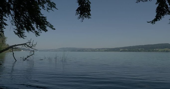 Schweizer landschaft - Kanton Aargau - Hallwilersee, ein beliebtes Ziel f&uuml;r Tagesausfl&uuml;ge