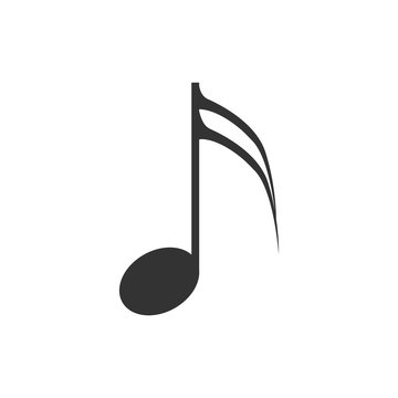 vector music icon sixteenth note.
