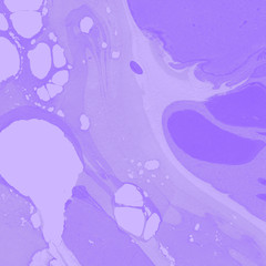 Violet marble ink paper textures on white background. Chaotic abstract organic design.	