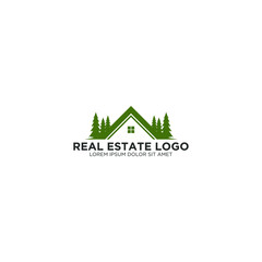 Fototapeta premium Real estate logo - modern and simple design