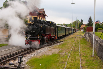 Obraz premium Öchsle Museum Railway w Górnej Szwabii