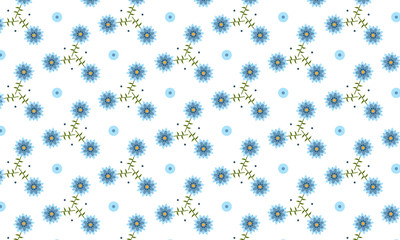 Beauty Full Flower On White Background