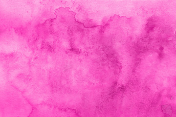Pink watercolor winter paper textures on white background. Chaotic abstract organic design.	