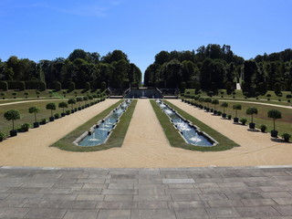 Blick in den Barockgarten Großsedlitz