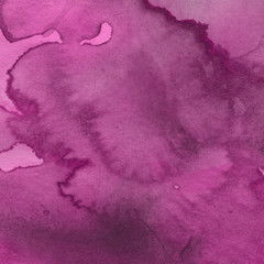 Pink watercolor winter paper textures on white background. Chaotic abstract organic design.	