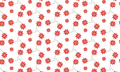 Beauty Full Red Flower Background