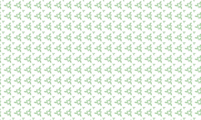 Floral Pattern On White Background