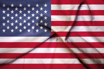 US American flag as background