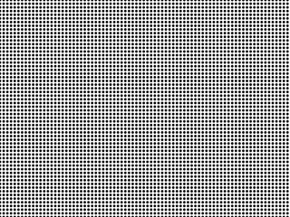 High density small black dots pattern seamless isolated. Monochrome on white background