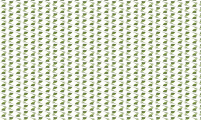 Floral Pattern On White Background