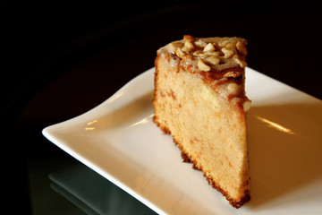 piece of cake on a plate