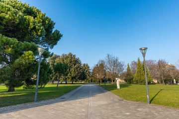 Parque de La Ciudadela (Navarra, Pamplona - España).