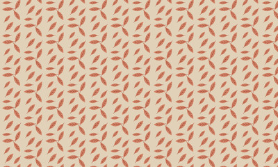 Yellow Background and Red Hellebore Leaves Pattern Background