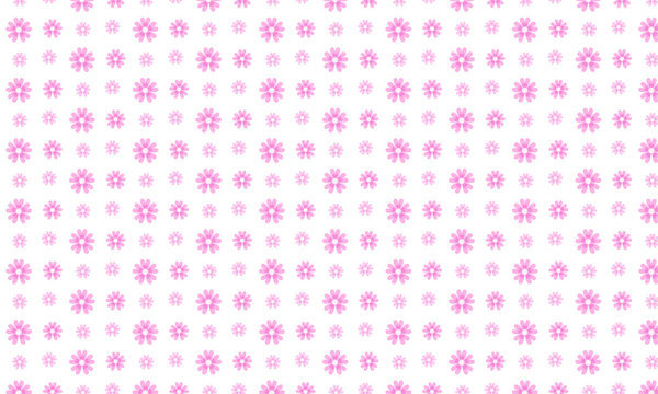 A Clean Background With Pink Jasmine Flower Pattern