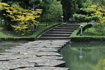 bridge in the park