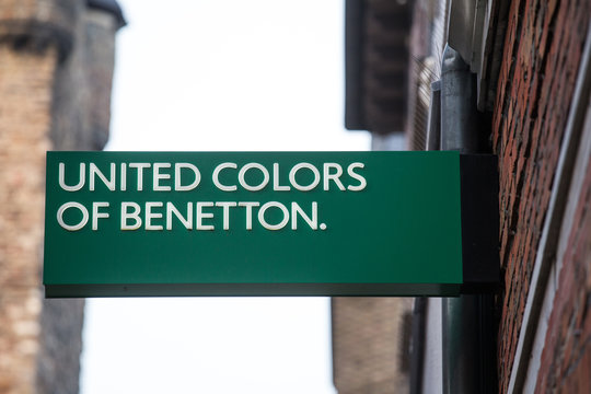 cologne, North Rhine-Westphalia/germany - 06 11 18: united colors of benetton sign in cologne germany