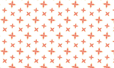 Orange Gazania Flower Pattern Background