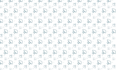 Lite Blue Line Mushroom Pattern Background