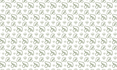 Clean Viridian Mushroom Pattern Background