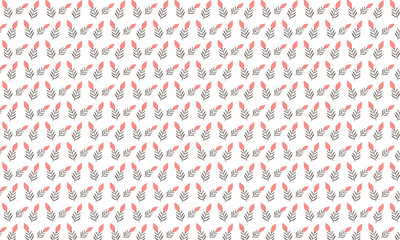 Small Pink Mirabilis Flower Pattern Background