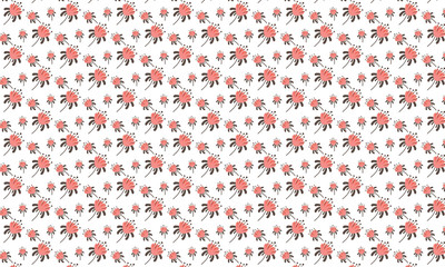 Light Red Petunia Flower Background Vector