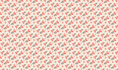 Raspberry Bloodroot Flower Background Vector