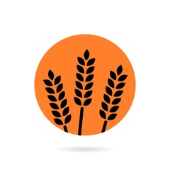 Farm fresh products unique sign or icon image