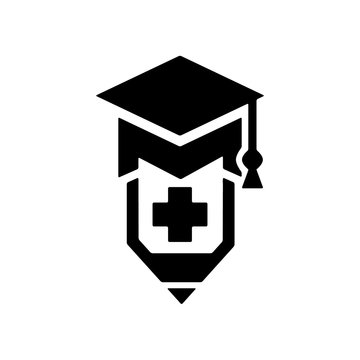 Learn/education Medical Or Medical Academic Icon Or Logo Design Vector