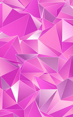 3d Triangles, abstract  background. Design wallpaper.