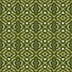 seamless repeating pattern with dark olive green, beige and dark khaki colors. can be used for creative projects, background elements, wallpaper or textures